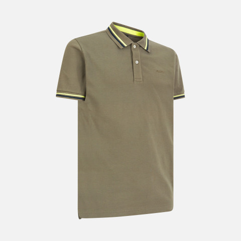 polo shirt POLO MAN Deep olive green - image number 2 | GEOX