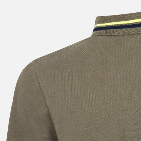 polo shirt POLO MAN Deep olive green - image number 6 | GEOX