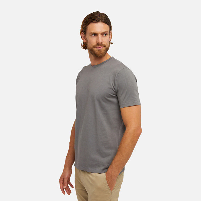 T-shirts and polo shirts T-SHIRT MAN Smoked Pearl | GEOX