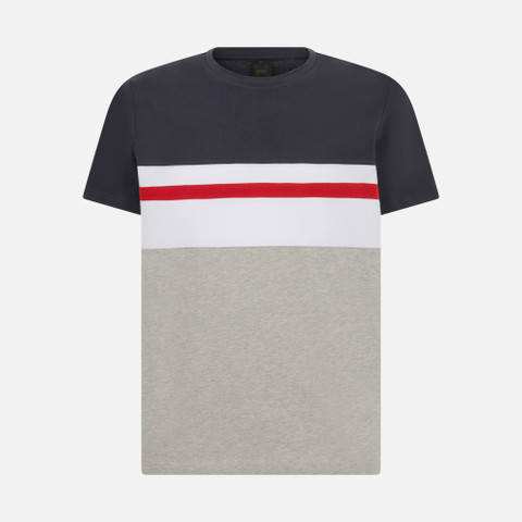 t-shirt T-SHIRT MAN Blue nights - image number 0 | GEOX