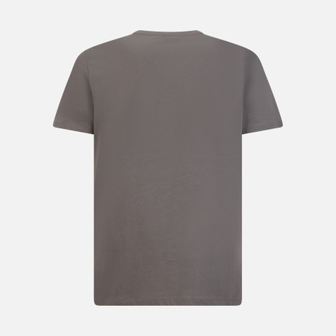 t-shirt T-SHIRT MAN Smoked Pearl/Light Melange - image number 4 | GEOX