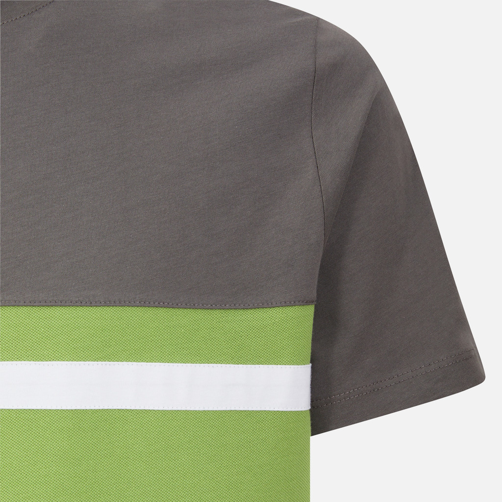 t-shirt T-SHIRT MAN Smoked Pearl/Light Melange - image number 7 | GEOX