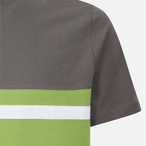 t-shirt T-SHIRT MAN Smoked Pearl/Light Melange - image number 7 | GEOX