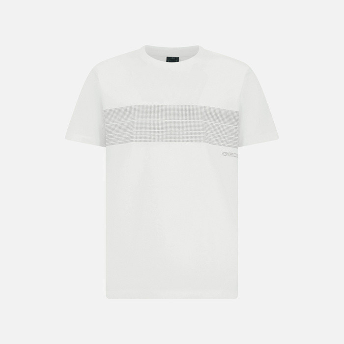 T-shirts and polo shirts T-SHIRT MAN Optic White | GEOX
