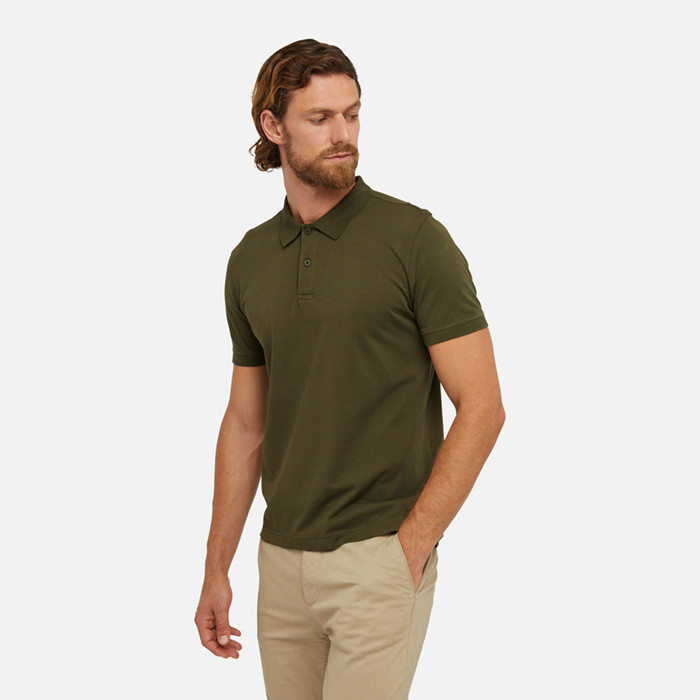 Polo POLO HOMME Vert militaire | GEOX