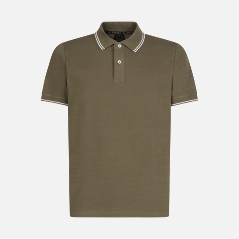 polo shirt POLO MAN Deep olive green - image number 0 | GEOX