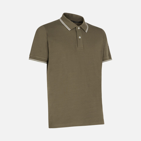polo shirt POLO MAN Deep olive green - image number 2 | GEOX