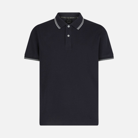 polo shirt POLO MAN Blue nights - image number 0 | GEOX
