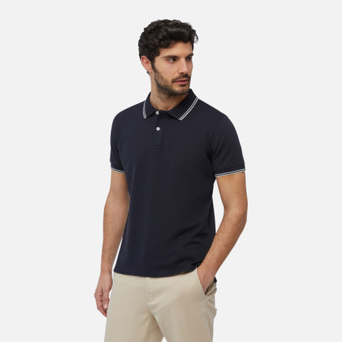 polo shirt POLO MAN Blue nights - image number 3 | GEOX
