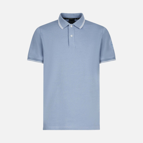 polo shirt POLO MAN Faded denim - image number 0 | GEOX