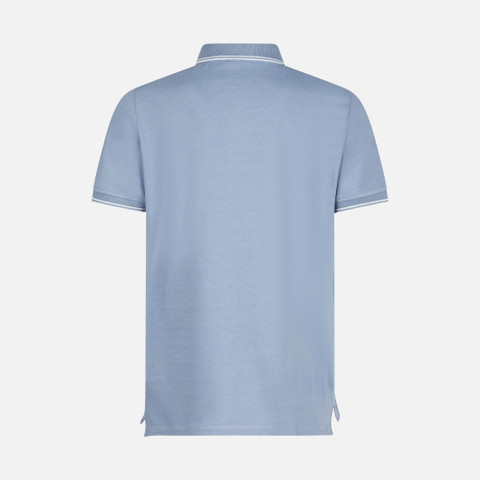 polo shirt POLO MAN Faded denim - image number 4 | GEOX