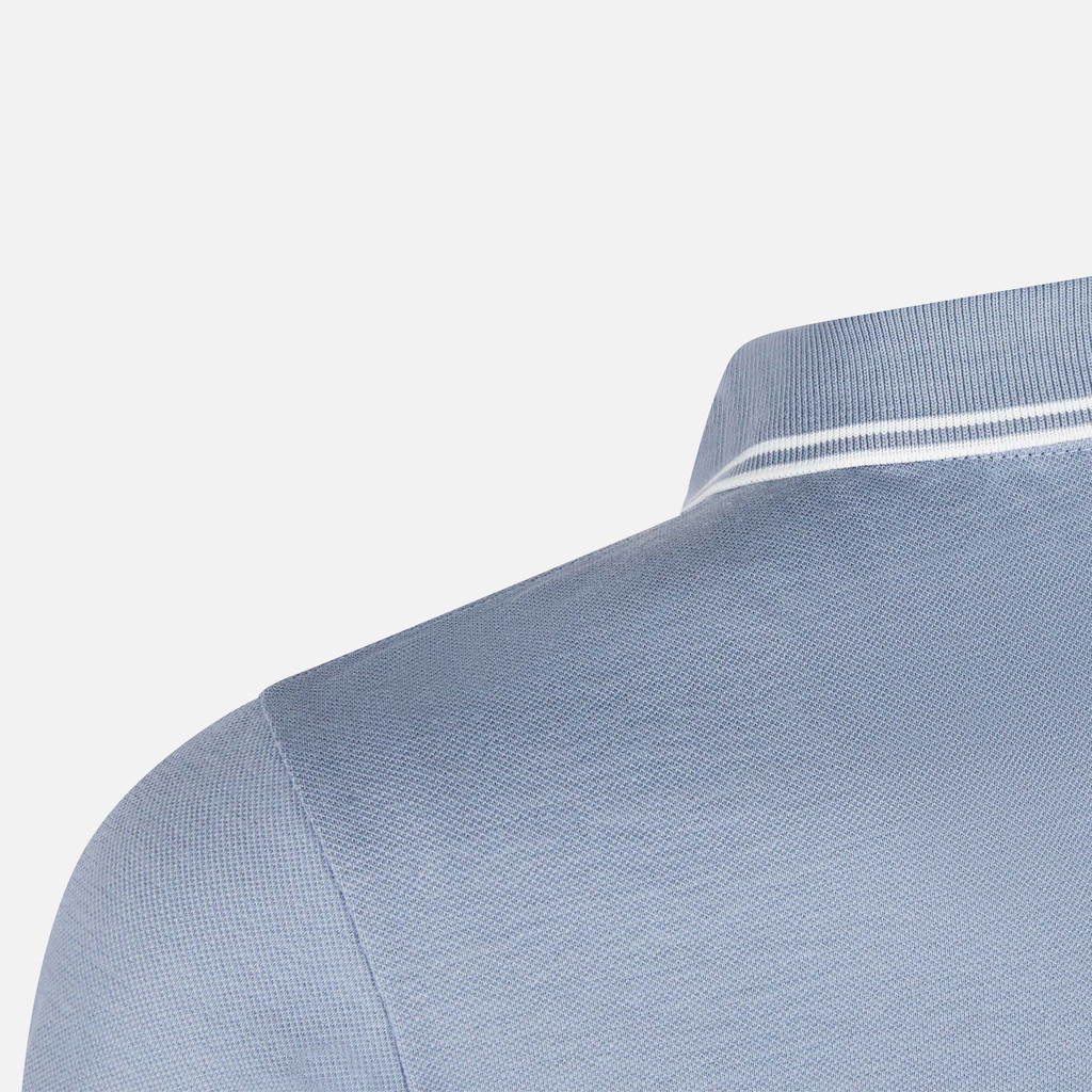 polo shirt POLO MAN Faded denim - image number 6 | GEOX