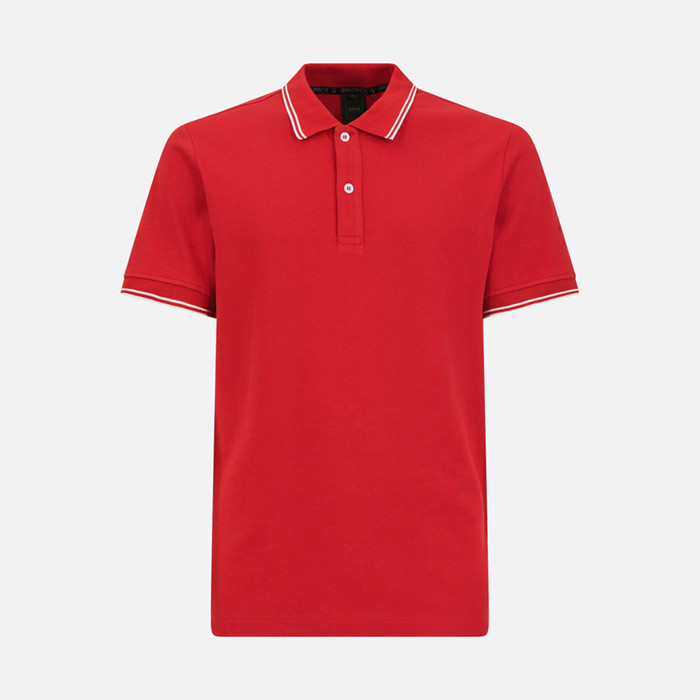 Camisa polo POLO HOMEM rouge | GEOX