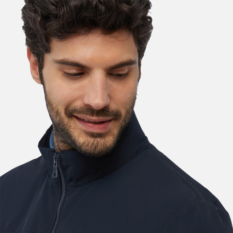 mid-season jacket VINCIT MAN Sky captain - image number 8 | GEOX