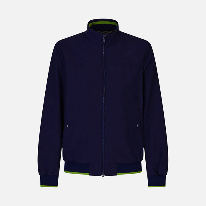 Bomber jacket VINCIT MAN Estate Blue/Bright Chart | GEOX