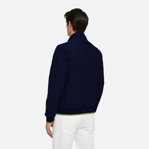 bomber jacket VINCIT MAN Estate Blue/Bright Chart - image number 5 | GEOX