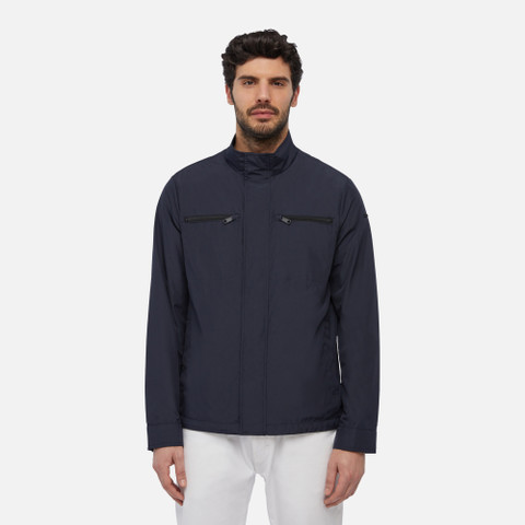 mid-season jacket JHARROD MAN Sky captain - image number 1 | GEOX