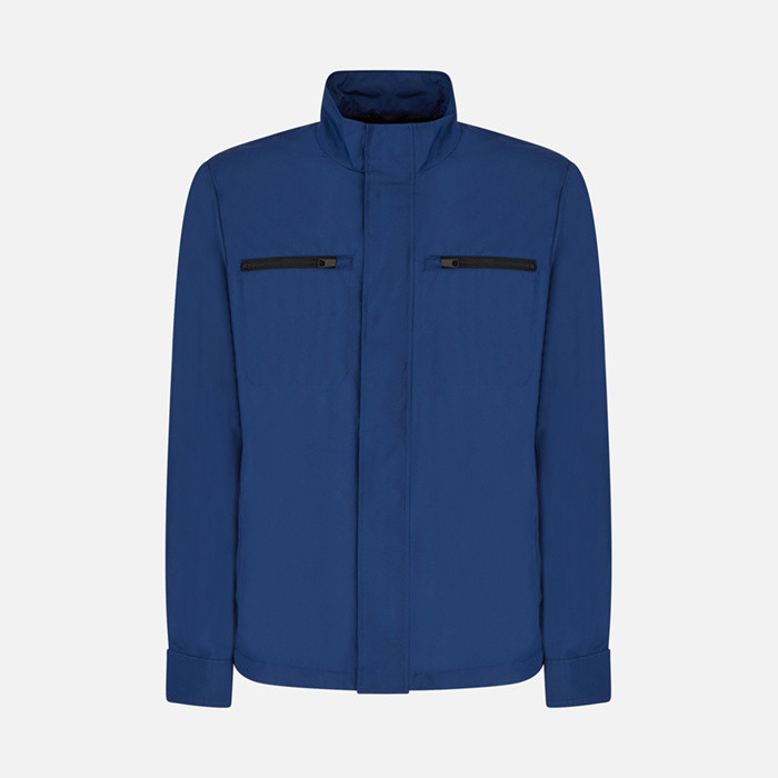 Mid-season jacket JHARROD MAN Estate blue | GEOX