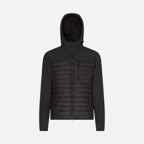 short parka SAPIENZA MAN Black/Black - image number 0 | GEOX