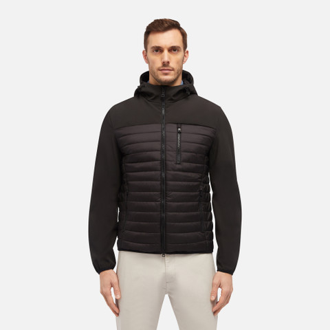 short parka SAPIENZA MAN Black/Black - image number 1 | GEOX
