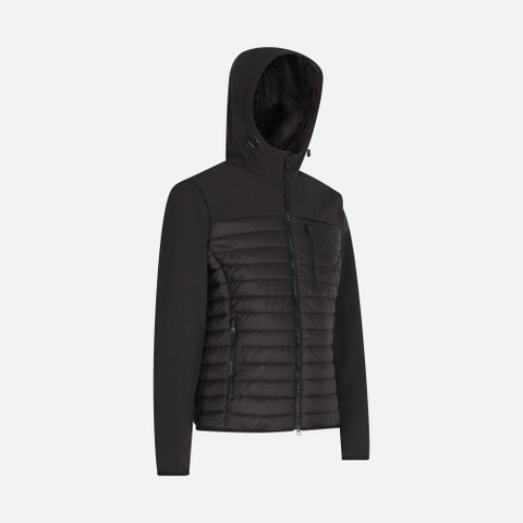 short parka SAPIENZA MAN Black/Black - image number 2 | GEOX