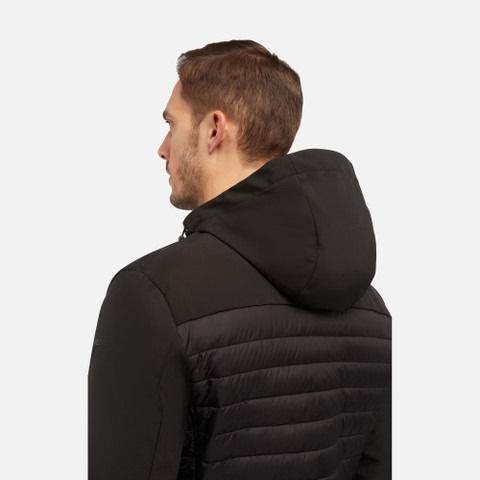 short parka SAPIENZA MAN Black/Black - image number 5 | GEOX