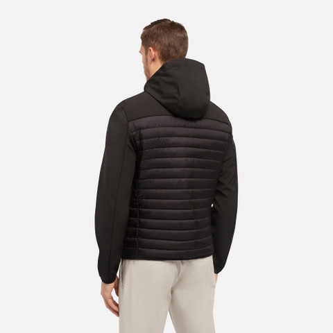 short parka SAPIENZA MAN Black/Black - image number 8 | GEOX