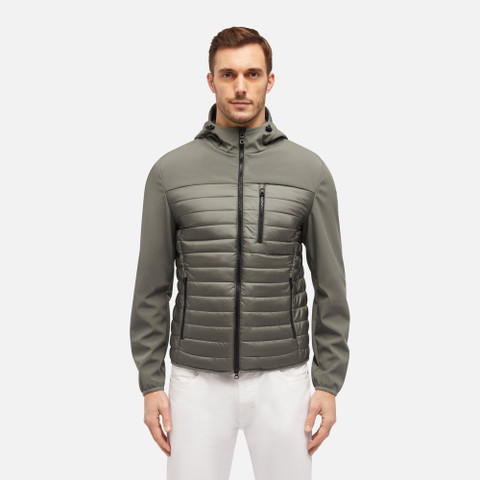 short parka SAPIENZA MAN Agave Green/Agave Green - image number 1 | GEOX