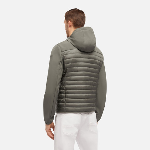 short parka SAPIENZA MAN Agave Green/Agave Green - image number 5 | GEOX