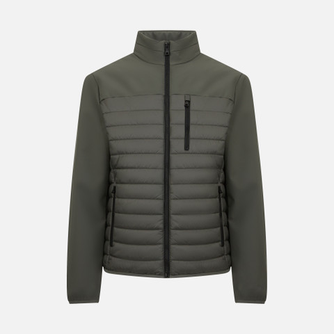 quilted jacket SAPIENZA MAN Agave Green/Agave Green - image number 0 | GEOX