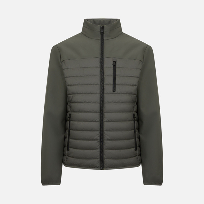 Quilted jacket SAPIENZA MAN Agave Green/Agave Green | GEOX