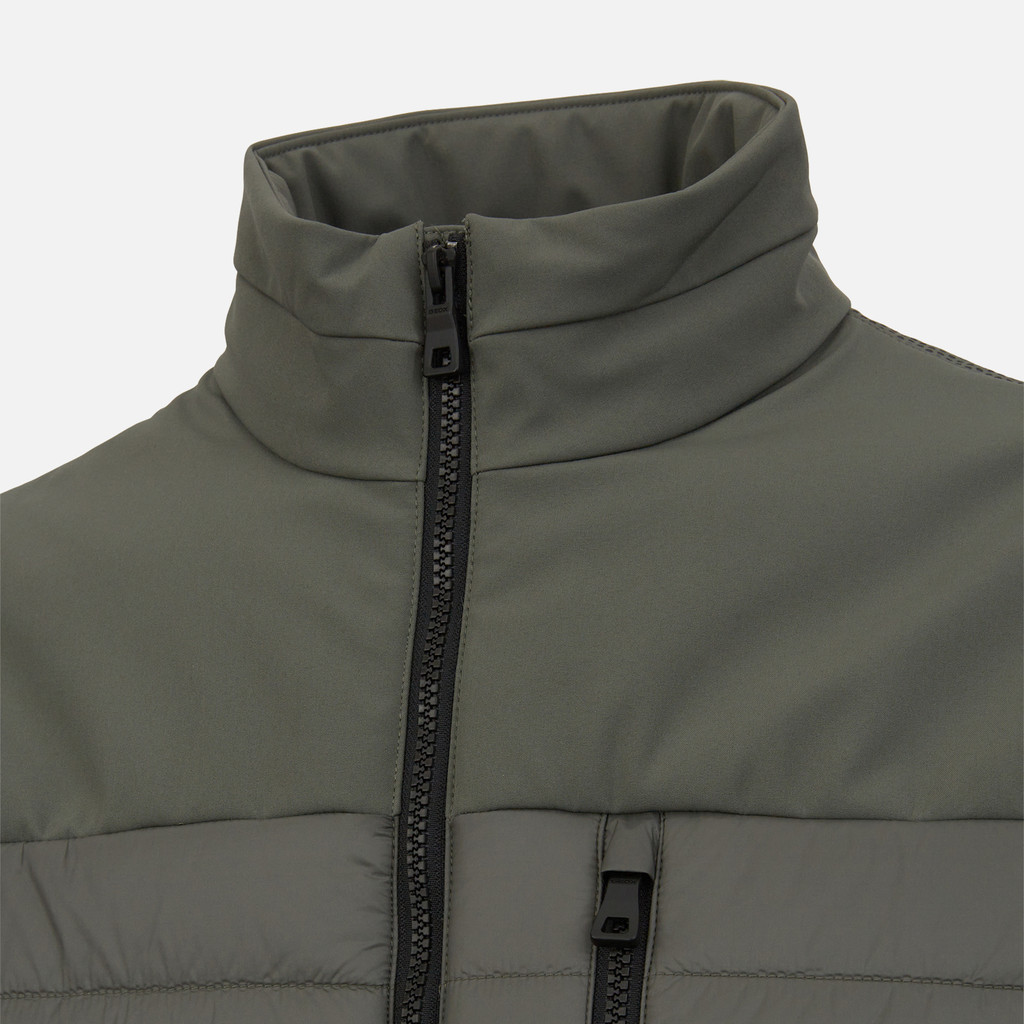 quilted jacket SAPIENZA MAN Agave Green/Agave Green - image number 7 | GEOX