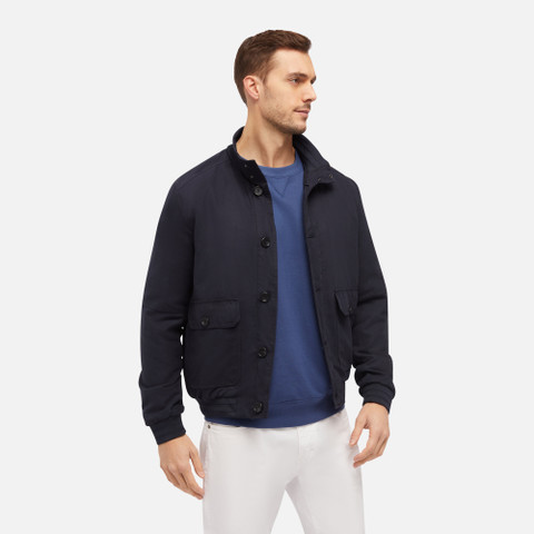 bomber jacket BLAINEY MAN Sky captain - image number 3 | GEOX