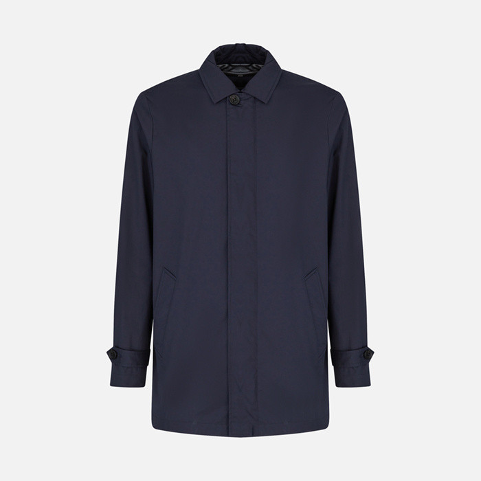 Trench coat EOLO HOMME Bleu nuit | GEOX