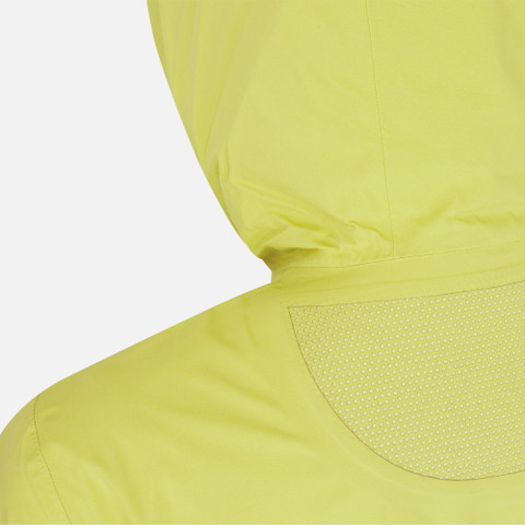 waterproof jacket CALGARY ABX MAN Bright Chartreuse - image number 6 | GEOX