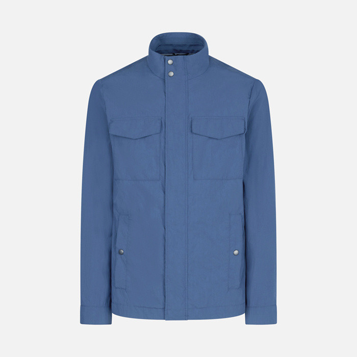 Lightweight jacket ELVER MAN Bijou Blue | GEOX