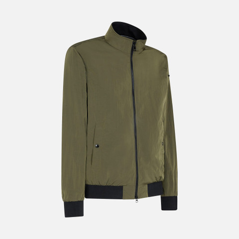 bomber jacket DEIVEN MAN Winter Moss - image number 2 | GEOX