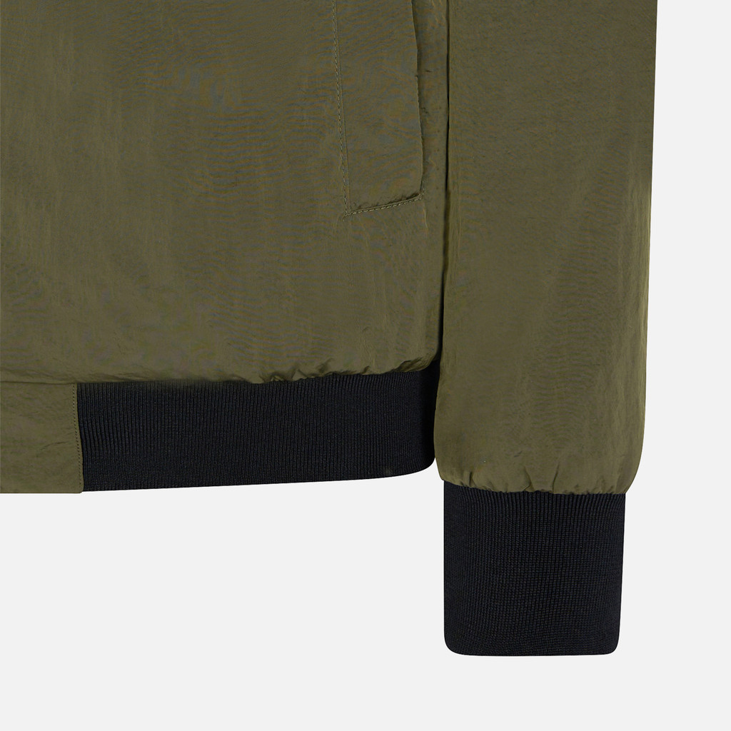 bomber jacket DEIVEN MAN Winter Moss - image number 7 | GEOX