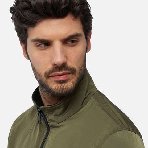 bomber jacket DEIVEN MAN Winter Moss - image number 8 | GEOX