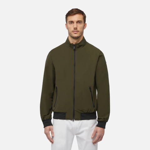 bomber jacket RIETI MAN Winter Moss - image number 1 | GEOX