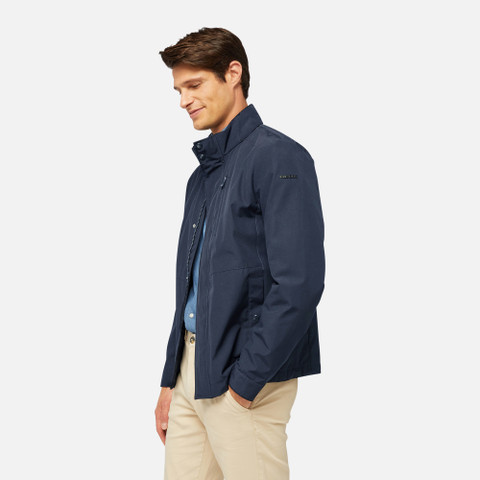 mid-season jacket VINCIT MAN Sky captain - image number 3 | GEOX