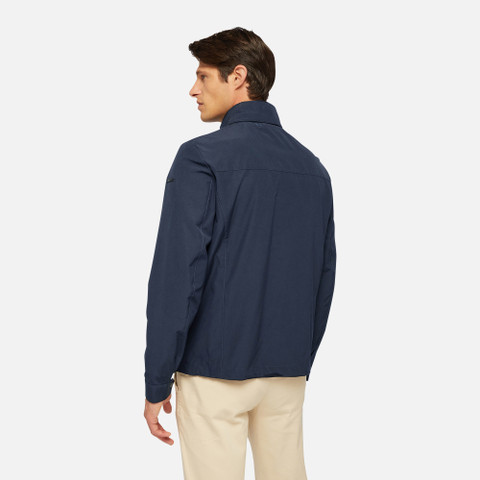 mid-season jacket VINCIT MAN Sky captain - image number 5 | GEOX