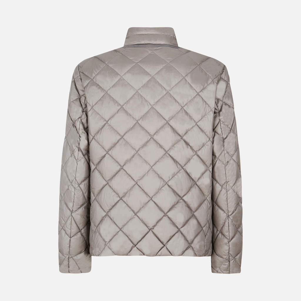 short down jacket ASCANIO MAN SharkTerracotta - image number 4 | GEOX