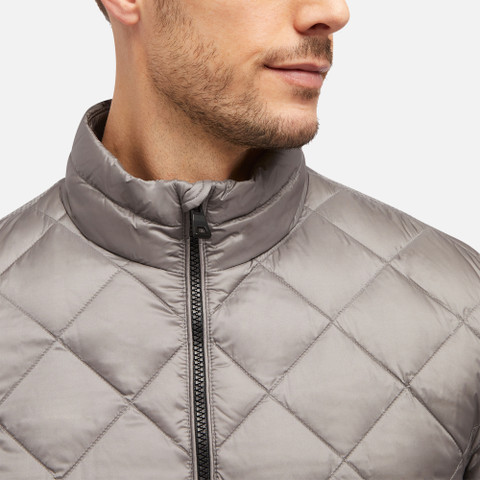 short down jacket ASCANIO MAN SharkTerracotta - image number 8 | GEOX