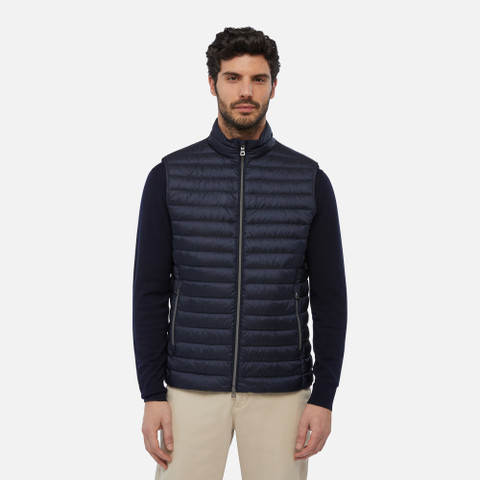 sleeveless down jacket WARRENS MAN Sky captain - image number 1 | GEOX