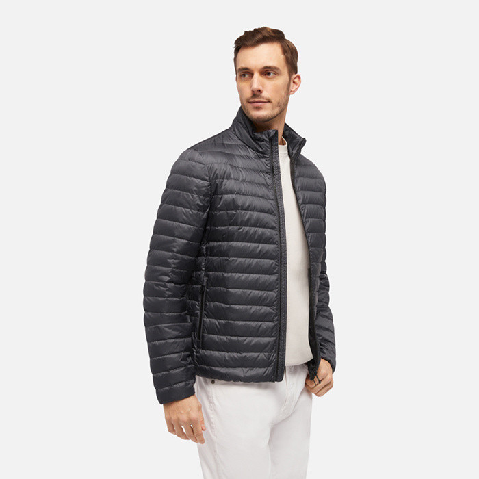 Men's Winter Coats Down Jackets Outerwear, Long Cotton Coat Thick