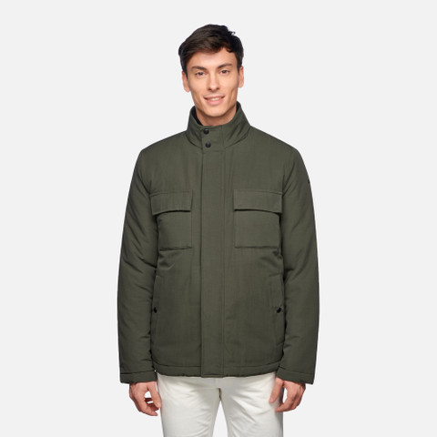 Geox RIETI HOMBRE chaqueta entretiempo Verde militar Geox