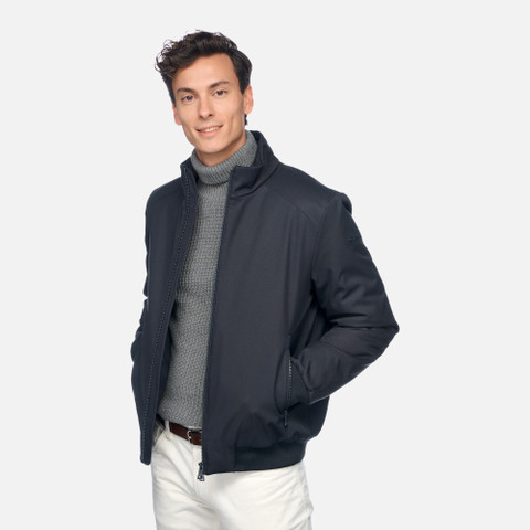 Bomber jacket VINCIT MAN Sky captain - image number 3 | GEOX