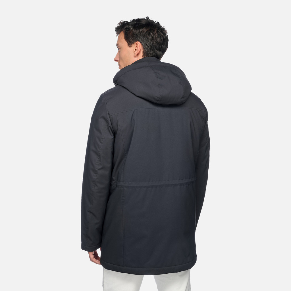 Geox ANDALO HOMBRE parka larga Azul medianoche Geox