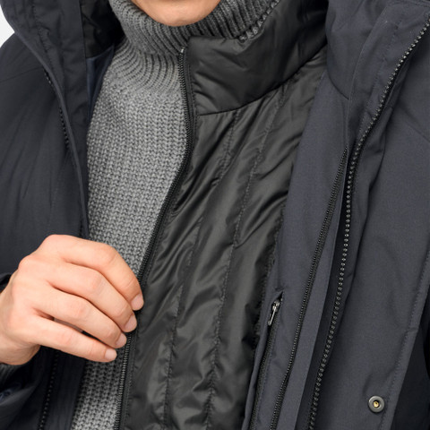 long parka ANDALO MAN Sky captain - image number 8 | GEOX